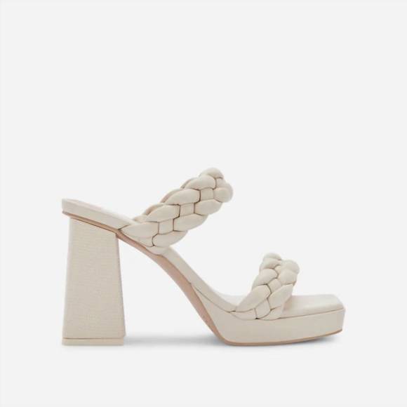 NEW DOLCE VITA ashby heels in ivory stella - Picture 2 of 3